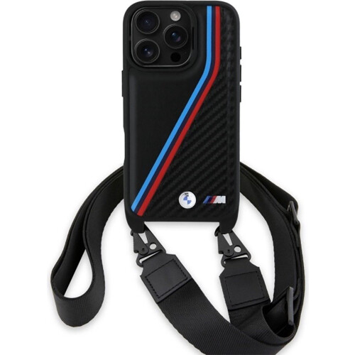 BMW Etui til iPhone 16 Pro BMW M Edition Carbon Lines & Strap