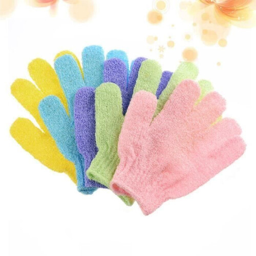 20 pcs Five-fingered Bath Gloves for Bathroom Cleaning, Exfoliating Washcloths for Laptops 2