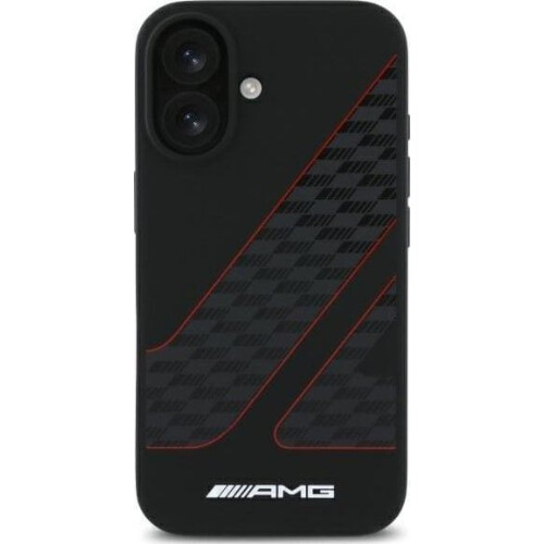 Mercedes-Benz iPhone 16 AMG Ternet Flag MagSafe-cover, sort 2