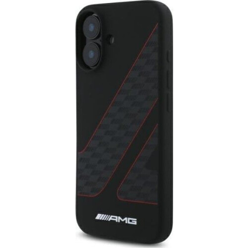 Mercedes-Benz iPhone 16 AMG Ternet Flag MagSafe-cover, sort 1