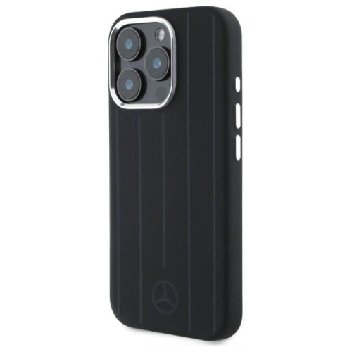 Mercedes-Benz iPhone 16 Pro Max Mercedes Silikone MagSafe-cover, sort 1