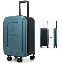 Foldable cabin suitcase - BRAND - 52 cm - Polycarbonate - 4 wheels - Lightweight and durable