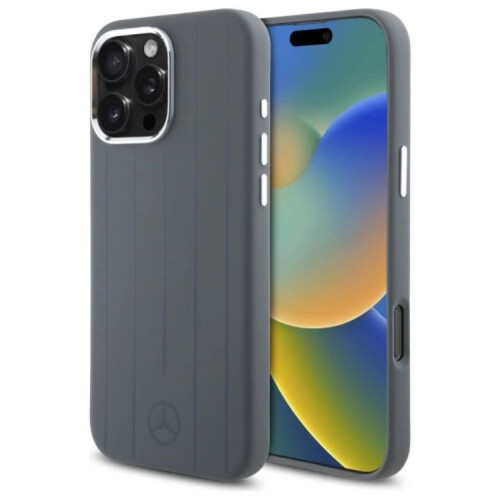 Mercedes-Benz Etui til iPhone 16 Pro Max MagSafe Mercedes Silikone Striber