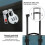 Foldable cabin suitcase - BRAND - 52 cm - Polycarbonate - 4 wheels - Lightweight and durable 2