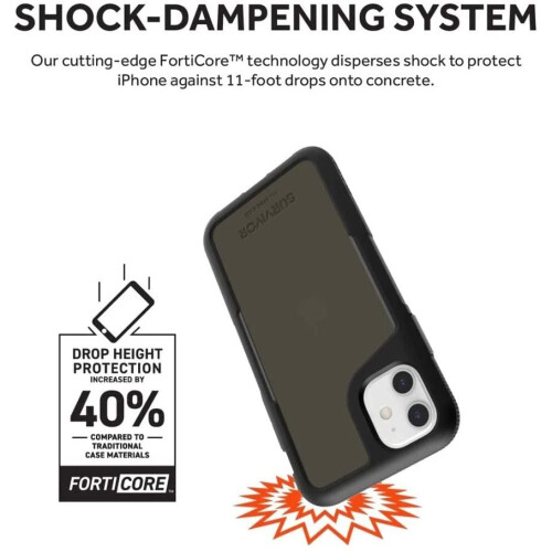 Griffin Griffin Survivor Endurance Protective Case for Apple iPhone GIP-028-BKG 1