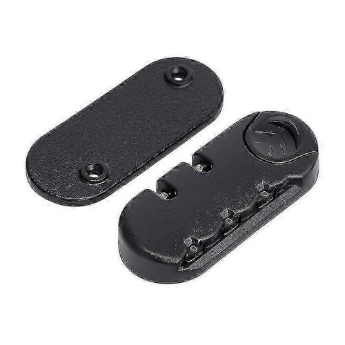 For 2024 Black 3 Digit Combination Padlock - for Travel Luggage Suitcase Code Lock, Fixed Lock Anti-theft Bag Accessories 2