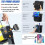 Stroller Cup Holder with Phone Holder, 3-in-1 Universal Baby Bottle Holder for Stroller 3