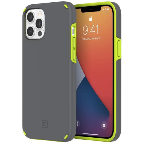 Incipio Incipio Duo for iphone 12 Pro Max Grey/Green - IPH-1896-VOLT