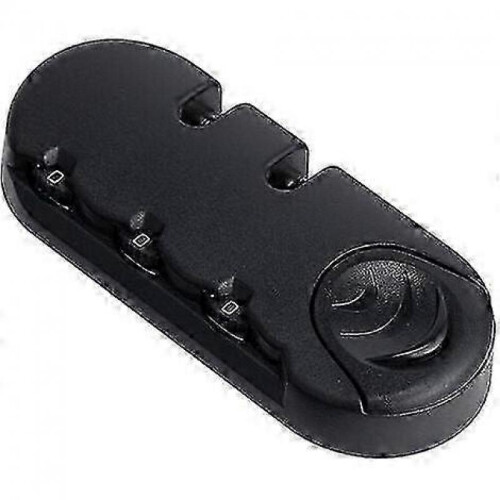 For 2024 Black 3 Digit Combination Padlock - for Travel Luggage Suitcase Code Lock, Fixed Lock Anti-theft Bag Accessories