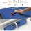 Foldable electric food warmer with 3 temperature settings - fast and even heating - silicone - blue 4