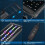 Full-spectrum LED aquarium lighting with extendable brackets (colors 40-60 cm) 2