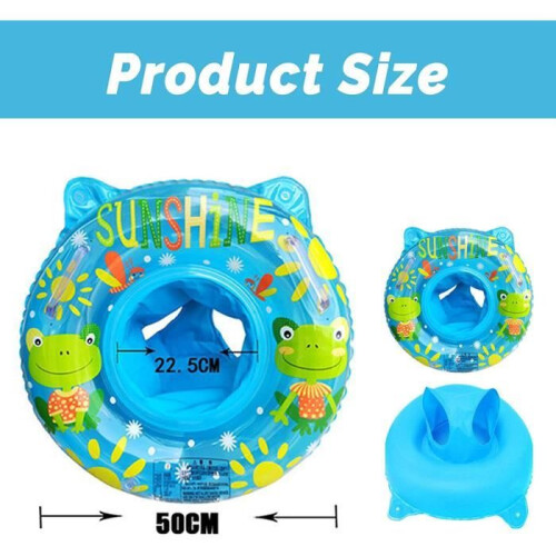 Inflatable baby swimming ring for 6-36 months with seat 1