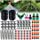 Garden irrigation system, 30m automatic irrigation system, drip irrigation set, garden irrigation 1