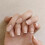 24 Pieces Natural Artificial Nails Full Coverage Various Patterns French Manicure Ballerina Nail Art Suitable 1