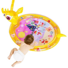 Inflatable Baby Play Mat - Deer - PVC - Yellow - Sea Animal Toy