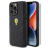 Ferrari Ferrari Quilted Metal Logo Case for iphone 15 Pro Max 6.7" Black 1