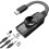 External card - LECOO - USB adapter - Virtual 7.1 - 3.5 mm jack - Plug and Play 3