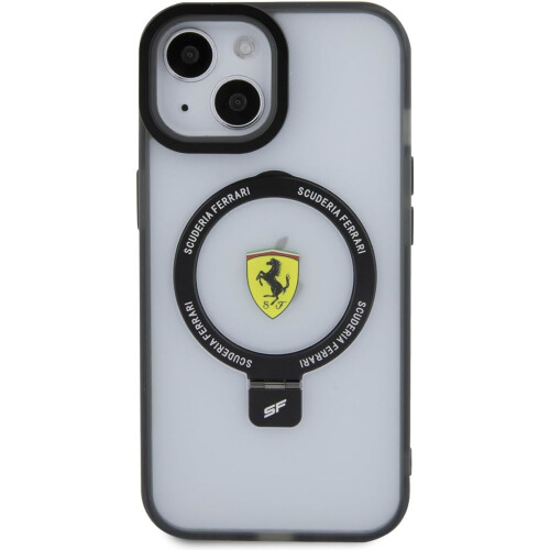 Ferrari Ferrari Hardcase for iphone 15 with MagSafe & Ring Stand Transparent 2