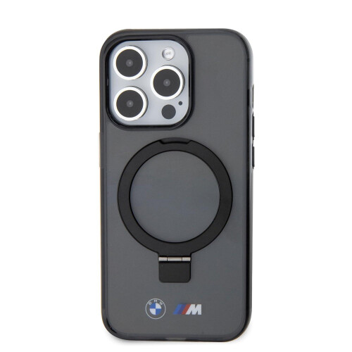 BMW iPhone 15 Pro BMW Hardcase Ring Stand MagSafe Nero 2