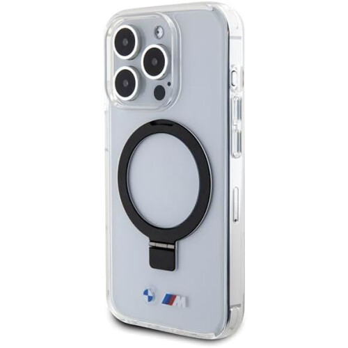 BMW Transparente iPhone 15 Pro BMW Ringständer MagSafe Hülle 1