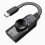External card - LECOO - USB adapter - Virtual 7.1 - 3.5 mm jack - Plug and Play 1