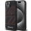 Mercedes-Benz Etui til iPhone 15 sort hårdt silikonecover store rhomber MagSafe 1