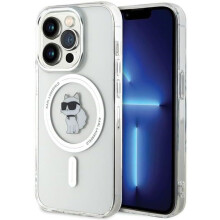 Karl Lagerfeld Choupette Hard Case with MagSafe for iphone 15 Pro 6.1" Clear - KLHMP15LHFCCNOT