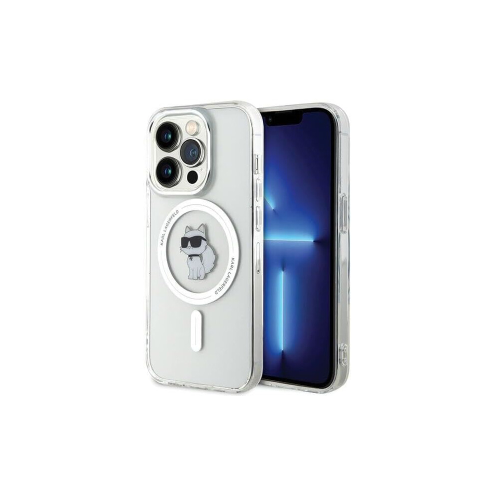 Karl Lagerfeld Choupette Hard Case With Magsafe For Iphone 15 Pro 6.1" - Klhmp15lhfccnot Clear 3666339162412