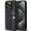 BMW Custodia rigida BMW per iPhone 15 Pro, nera traforata. 1