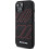 Mercedes-Benz Etui til iPhone 15 sort hårdt silikonecover store rhomber MagSafe 2