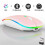 Wireless Mouse - LECOO - Bluetooth - 2.4 GHz - Silent - Ergonomic - 3DPI - 7 LED Colors - Rechargeable - Pink 1