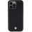 BMW BMW Leather Diamond Pattern Case for iphone 15 Pro 6.1" Black 3
