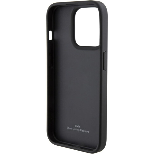BMW BMW Leather Blue Dots Case for for iphone 15 Pro 6.1" Black 2