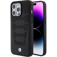 BMW Leather Seats Pattern Case for iphone 15 Pro 6.1" Black