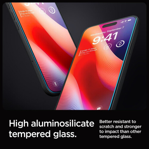 Spigen Spigen Glastr EZ Fit HD Screen Protector for iPhone 16 Pro 6.3" 1 Pack - AGL07935 1