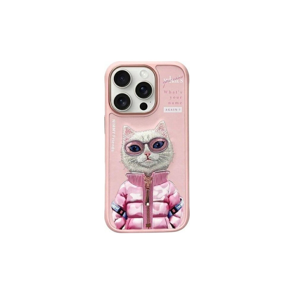 Nimmy Pink Cool & Cute 2.0 Cat Case For Iphone 16 Pro Max 6.9" - N-Km-Ip16-Pro-Max-04
