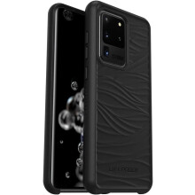 LifeProof for Samsung Galaxy S20 Ultra, Drop Protective Case made from Recycled Ocean Plastic, Wake Series, black