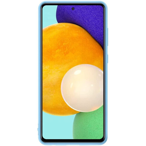 Samsung Original silicone cover for Samsung Galaxy A72 Soft Touch blue