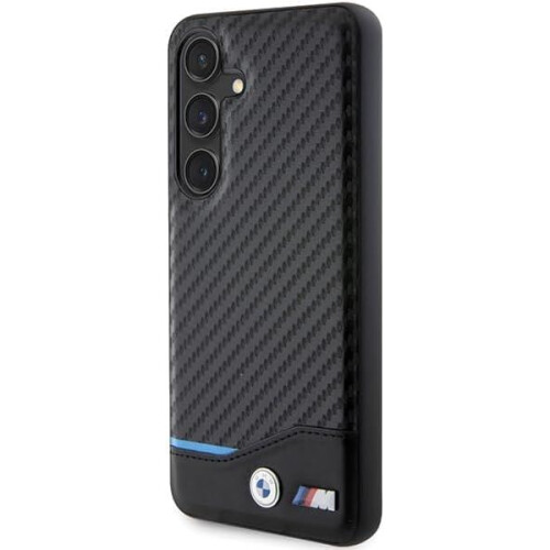 BMW Etui til Samsung Galaxy S24 BMW Læder Kulstofsort 1
