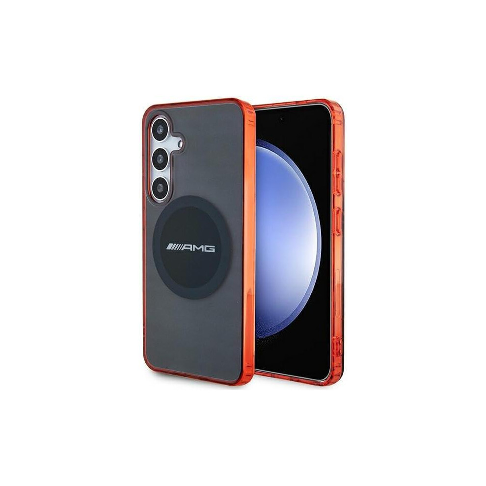Mercedes Amg Bicolor Transparent Hard Case With Magsafe For Samsung Galaxy S24 6.2" - Amhms24s23hbck Black 3666339246716