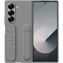 Custodia - Samsung - Galaxy Z Fold 6 - Grigio - Flessibile - Cinghia intercambiabile