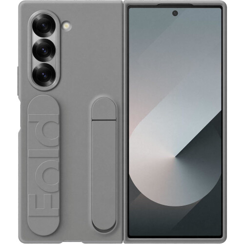 Samsung Coque - Samsung - Galaxy Z Fold 6 - Gris - Souple - Lanière interchangeable