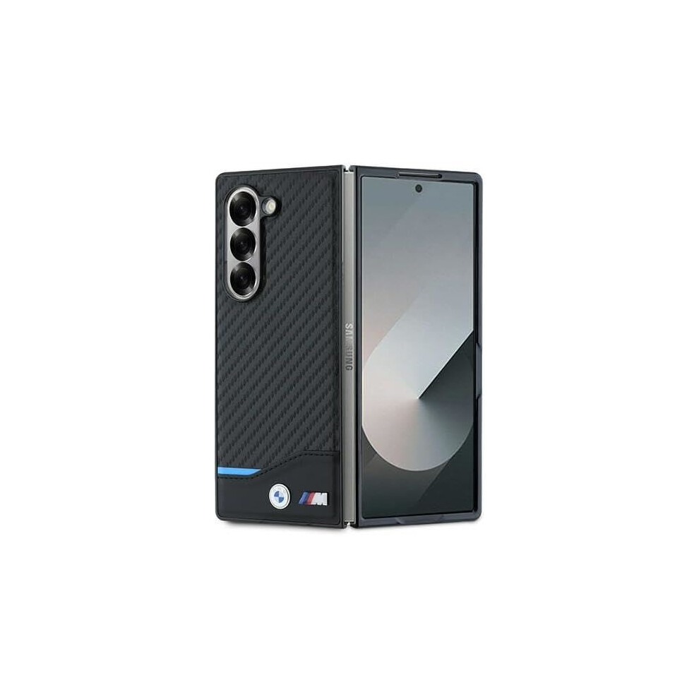 BMW Carbon Case with MagSafe for Samsung Galaxy Z Fold 6 Black