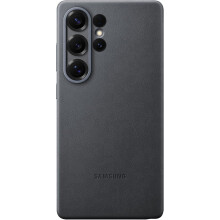 Samsung Galaxy S25 Ultra 6.9-inch Kindsuit Case Black - Premium Vegan Leather, Slim, Raised Edges, EF-VS938PBEGWW
