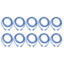 Cat6 Ethernet Cable Kilomega 8 Core Twisted Pair Unshielded Network Jumper Internet Cable Cord3 m / 9.8ft 10PCS