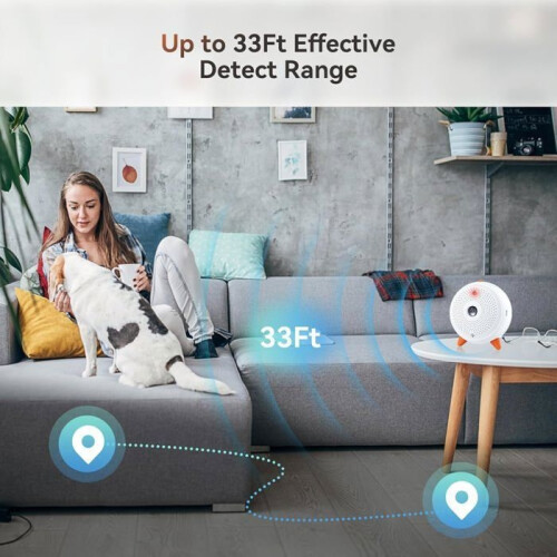 Ultrasonic bark controller, automatic bark stop, rechargeable and waterproof for indoor and outdoor use. 2
