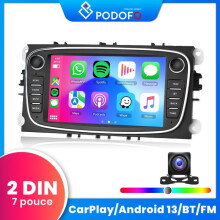 Android 11 2+32G car radio for Ford Focus/Ford Mondeo/S-Max/Galaxy/Focus with wireless CarPlay Android Auto 7 inch Bluetooth GPS