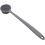 Silicone back brush for shower, bath, body, long handle (gray) 3