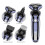 Men's Electric Shaver, 4D Floating Rotary Blade, Cordless, IPX7 Waterproof, LCD Display, USB Charging Function 2