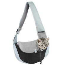 Shoulder bag for small and medium-sized dogs and cats – Black – M